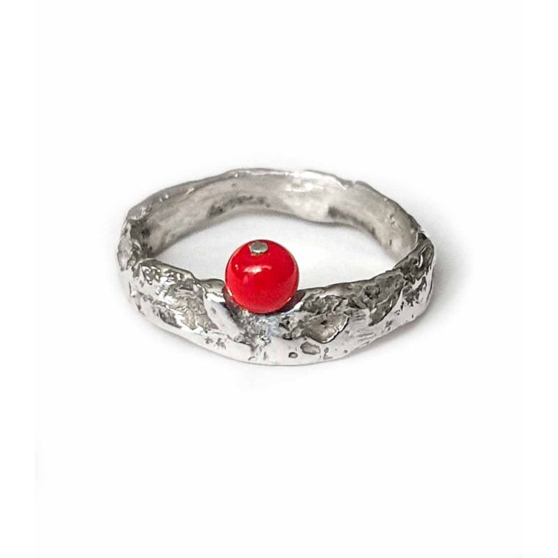 Anillo Ensō coral