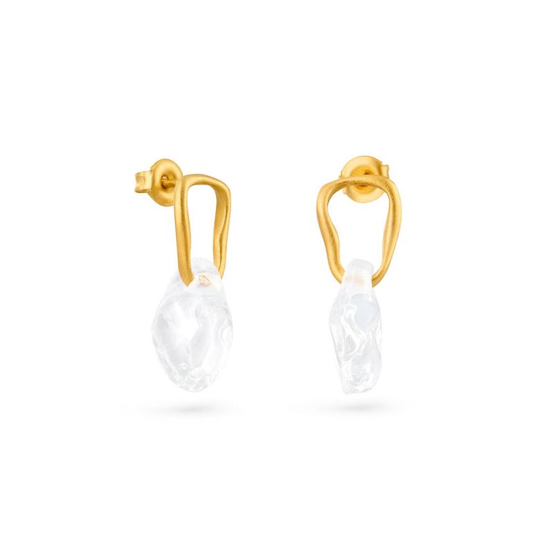 PENDIENTES DORADOS PEQUEÑOS CULIP DE JOIDART