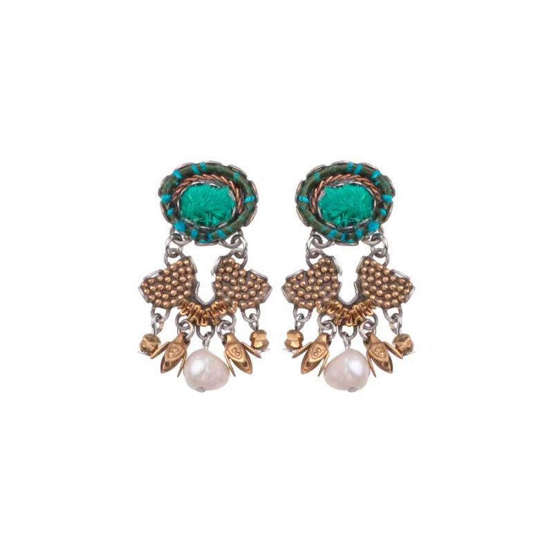 Pendientes Green Delicate Epic de Ayala Bar