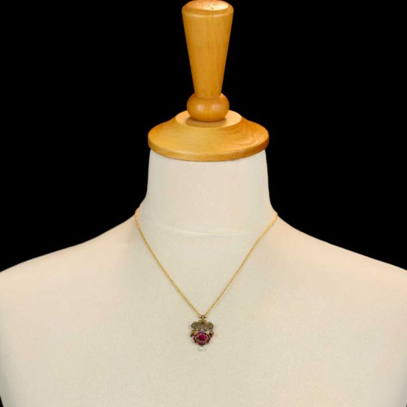 Collar Red Small Elegant Alden de Ayala Bar