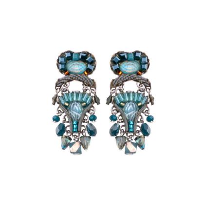 Pendientes Blue Beaded Toivo  de Ayala Bar