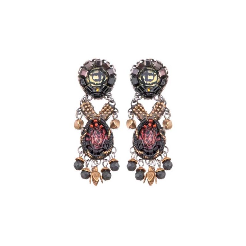 Pendientes Black Stylish Ulysses  de Ayala Bar